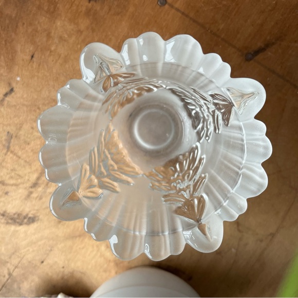 Mikasa Winter Dreams Holiday Votive or Tea Light Candle Holder Crystal Glass - Picture 4 of 5